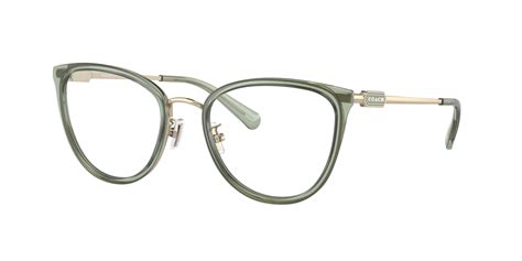 coach transparent glasses